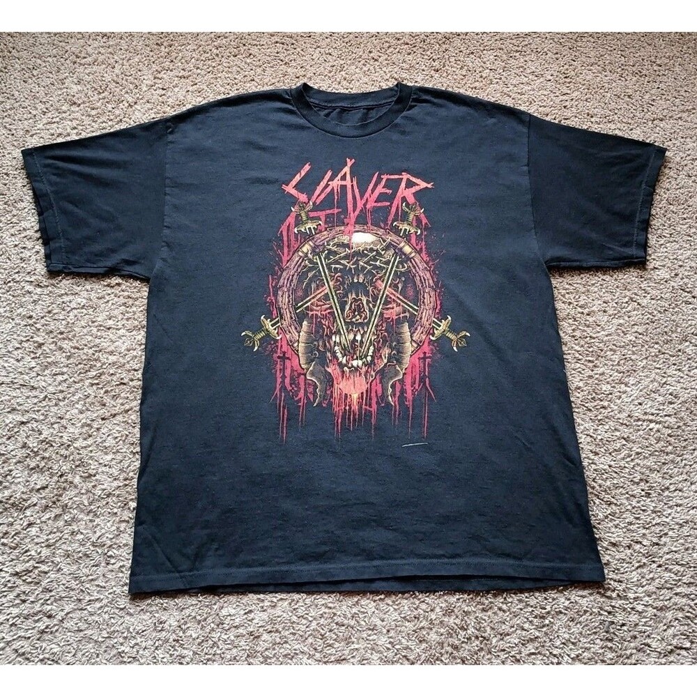 Slayer T-Shirt Men’s Size XL Band Graphic Print Black Shirt